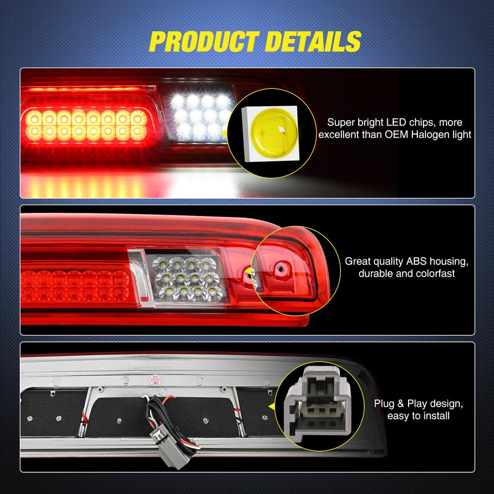 Nilight back view with high-density foam pad showing waterproof seal benefit