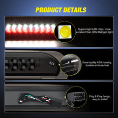 Nilight close-up of 18 LEDs highlighting brightness and fast response
