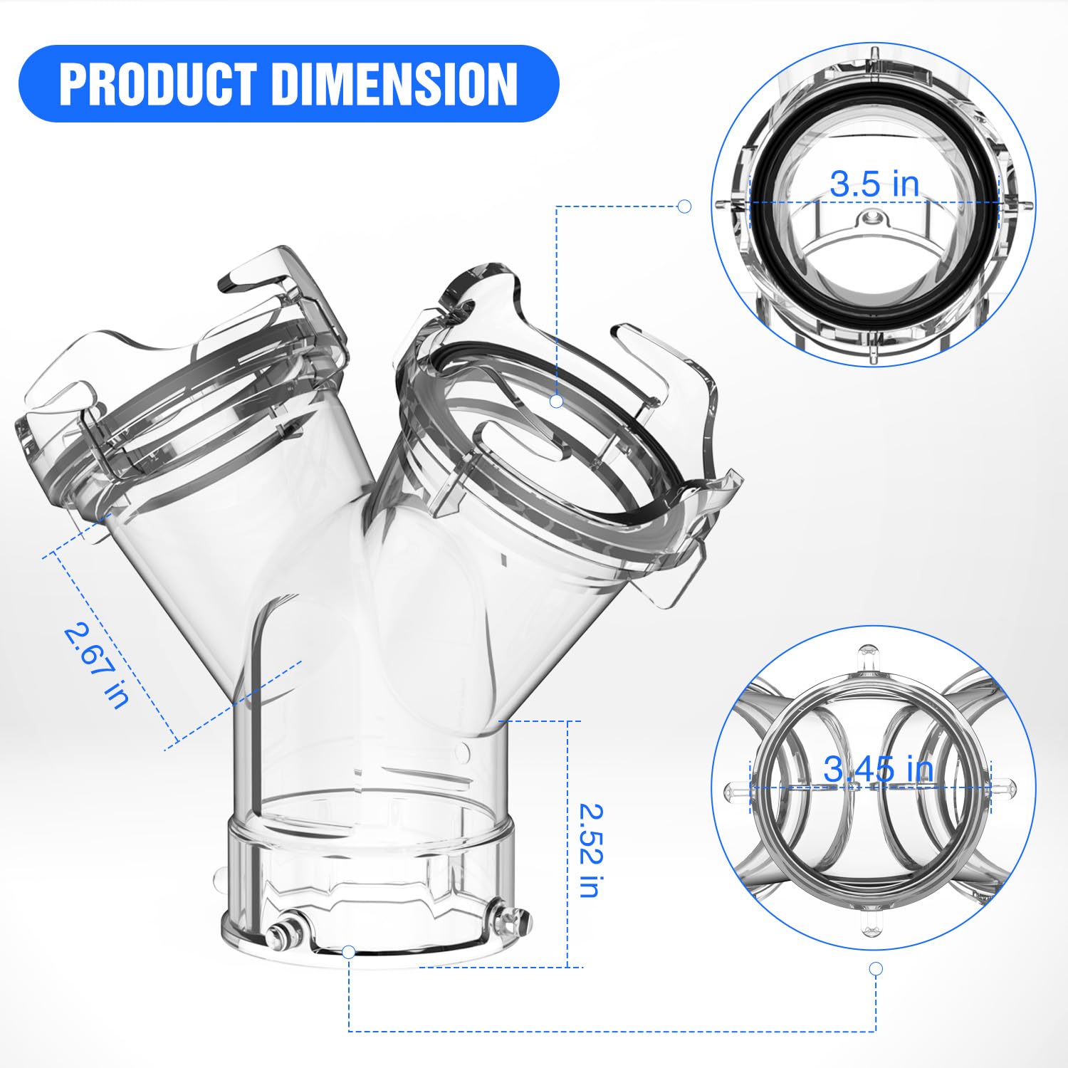 Nilight close-up of transparent body revealing internal flow visibility benefit