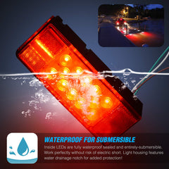 Nilight waterproof seal and housing closeup protecting LEDs from immersion