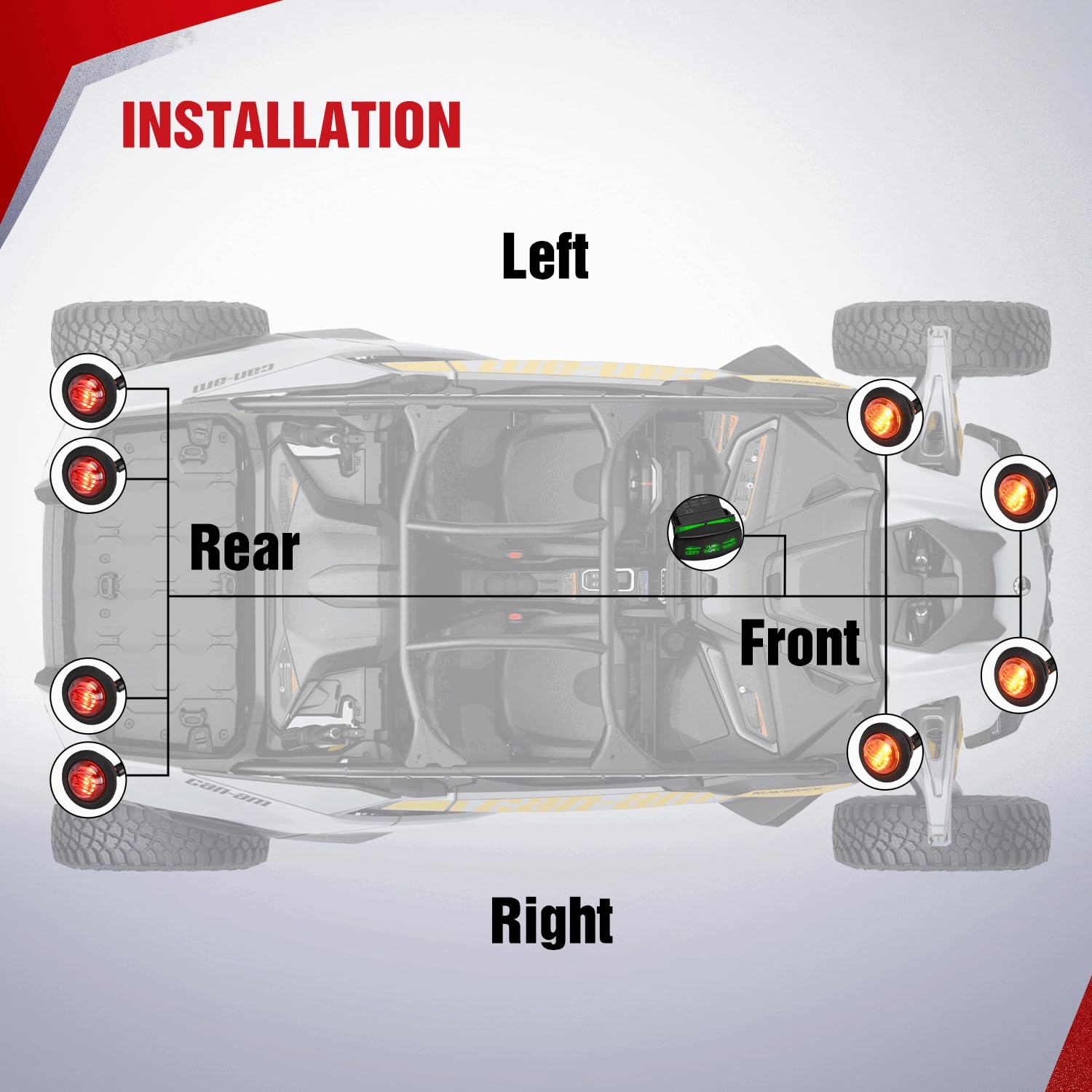 Nilight LED housing waterproof seal highlighting wet-condition reliability