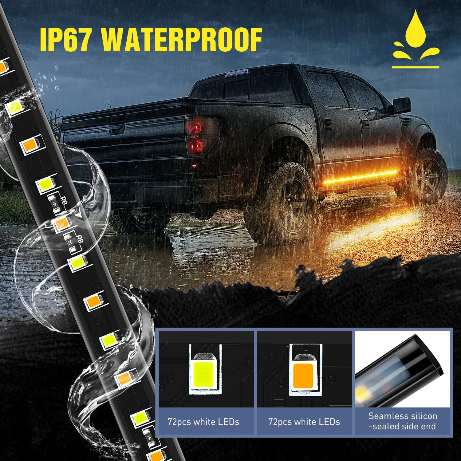 Nilight wiring harness with color-coded leads, simplifies vehicle electrical connections