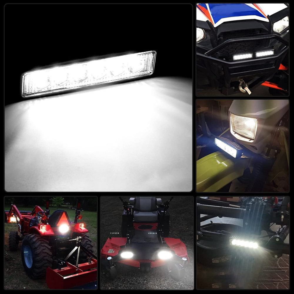 Nilight used on tractor at worksite providing concentrated light for safer operations