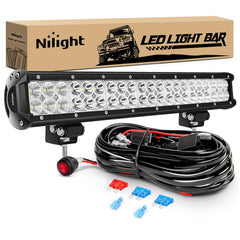 Nilight ZH006 front view showing LED array and bright benefit