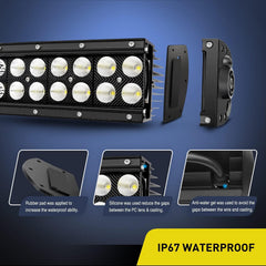 Nilight ZH410 wiring harness kit laid out for easy plug-and-play installation