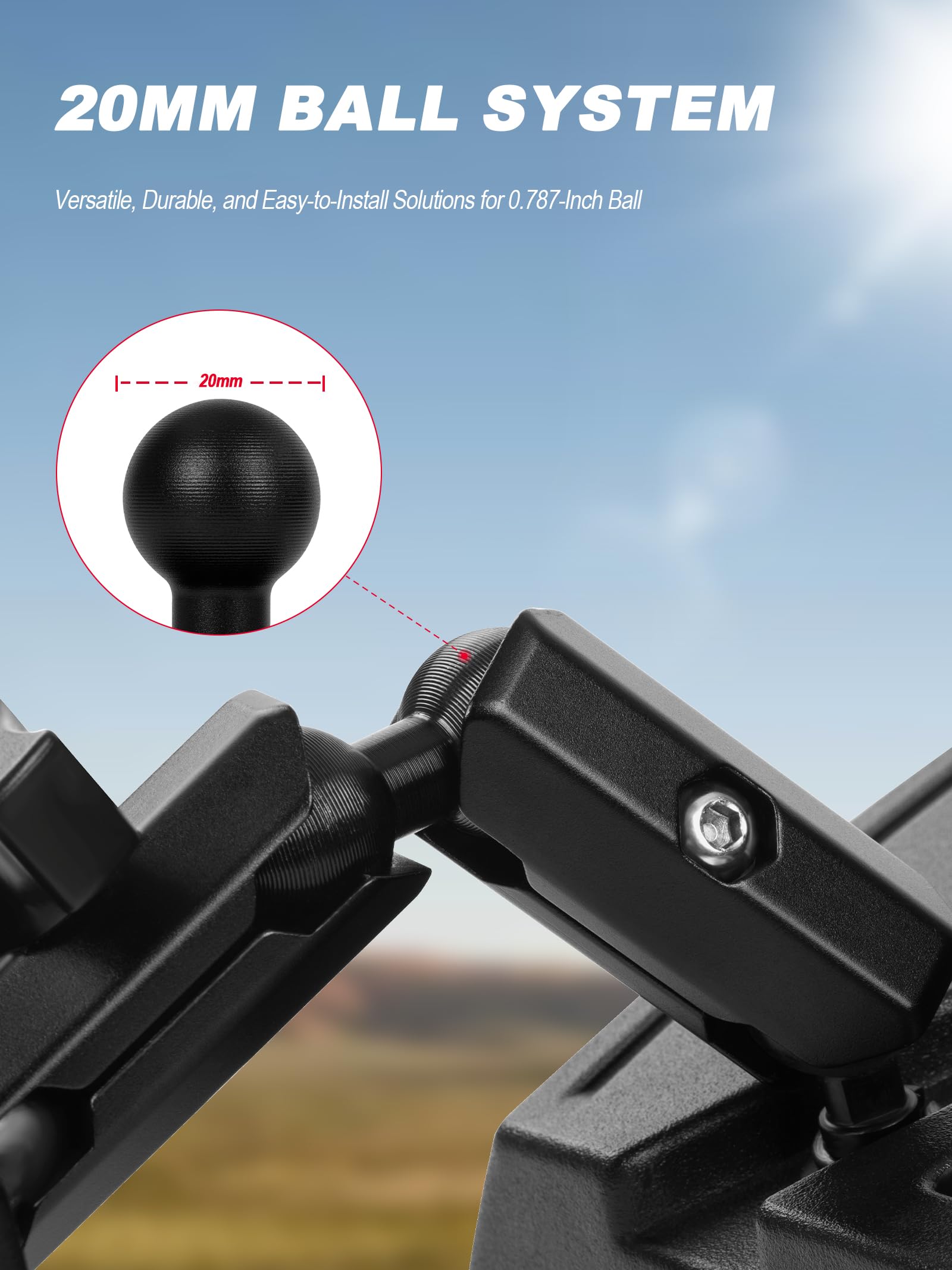 Nilkatss detailed knurled locking knobs for reliable tightening and anti-slip grip