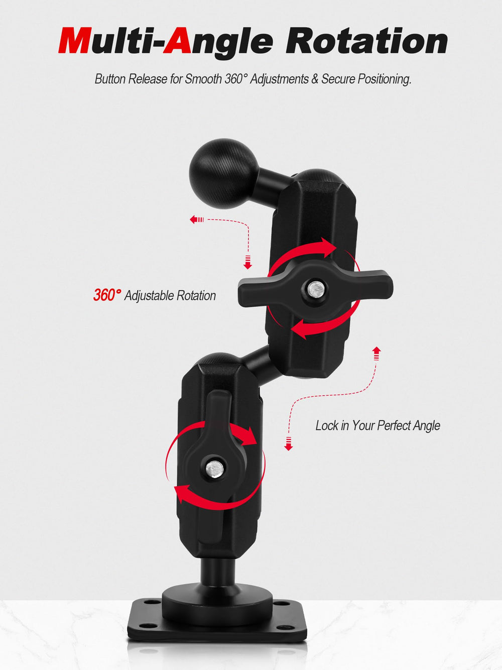 Nilkatss mounted with phone in car demonstrating improved sightline and adjustability