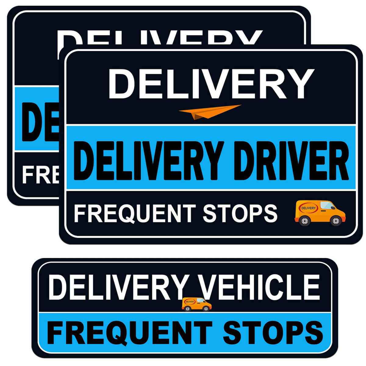 NIMONA front view magnet on car door showing clear identification and visibility