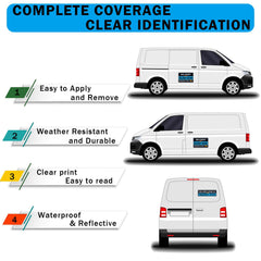 NIMONA magnet on bumper at night improving driver visibility for deliveries