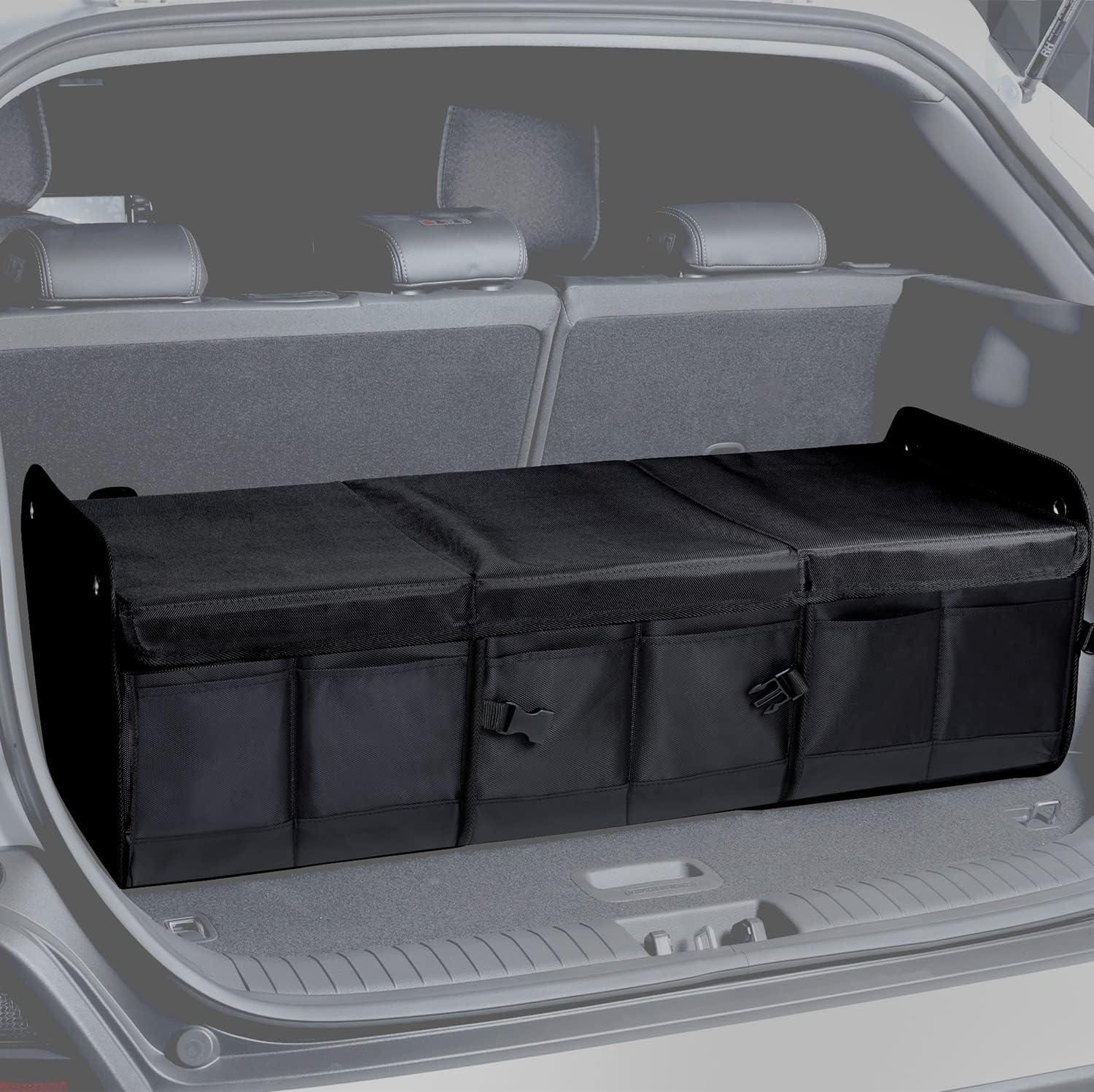 NINEDUCK front view with lid showing large organized storage