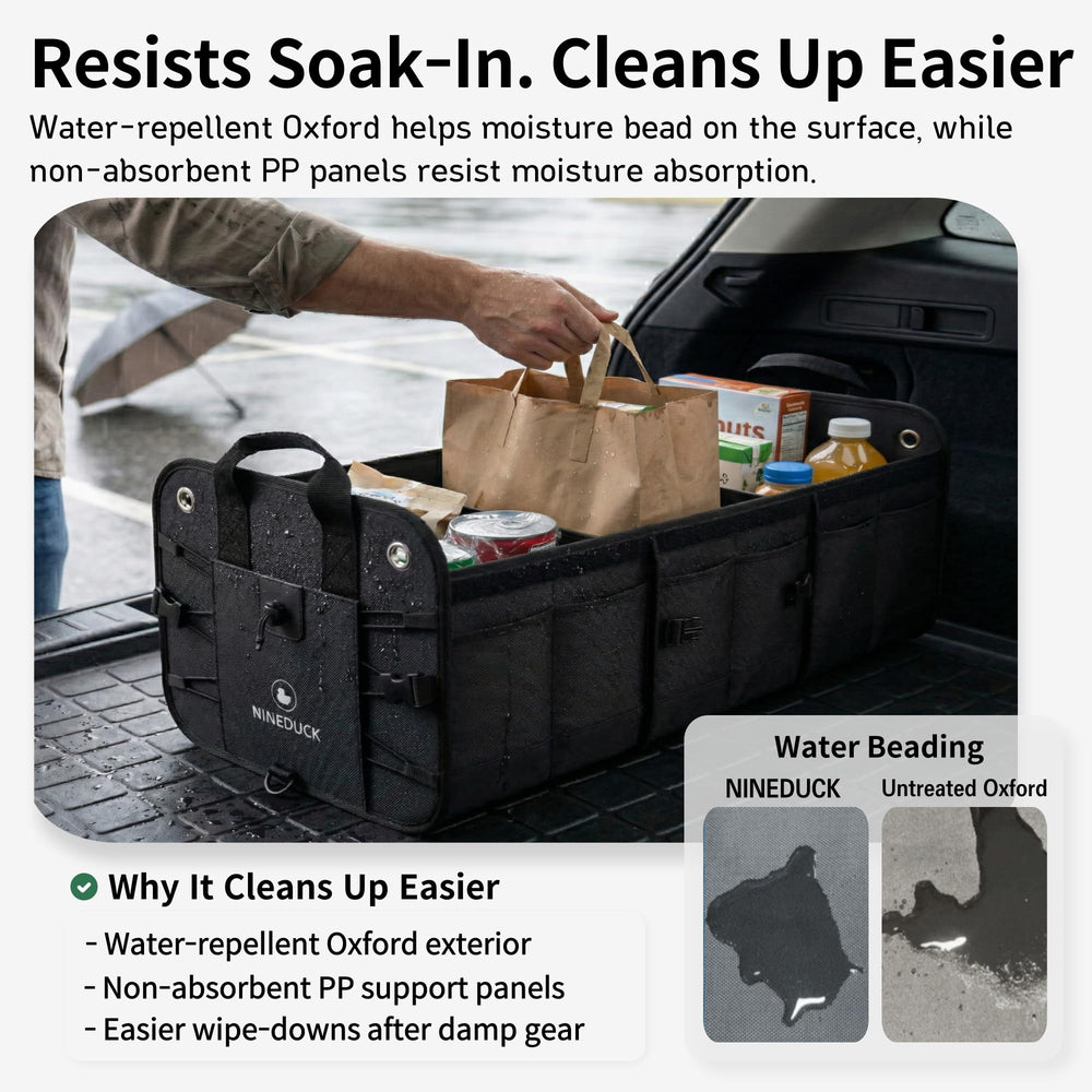 NINEDUCK handle and reinforced stitching for frequent loading