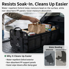 NINEDUCK handle and reinforced stitching for frequent loading