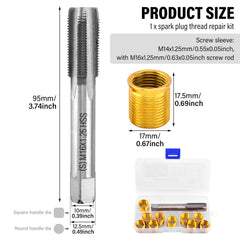 NINEFOX stainless-steel inserts close-up, corrosion resistance and reliable thread strength