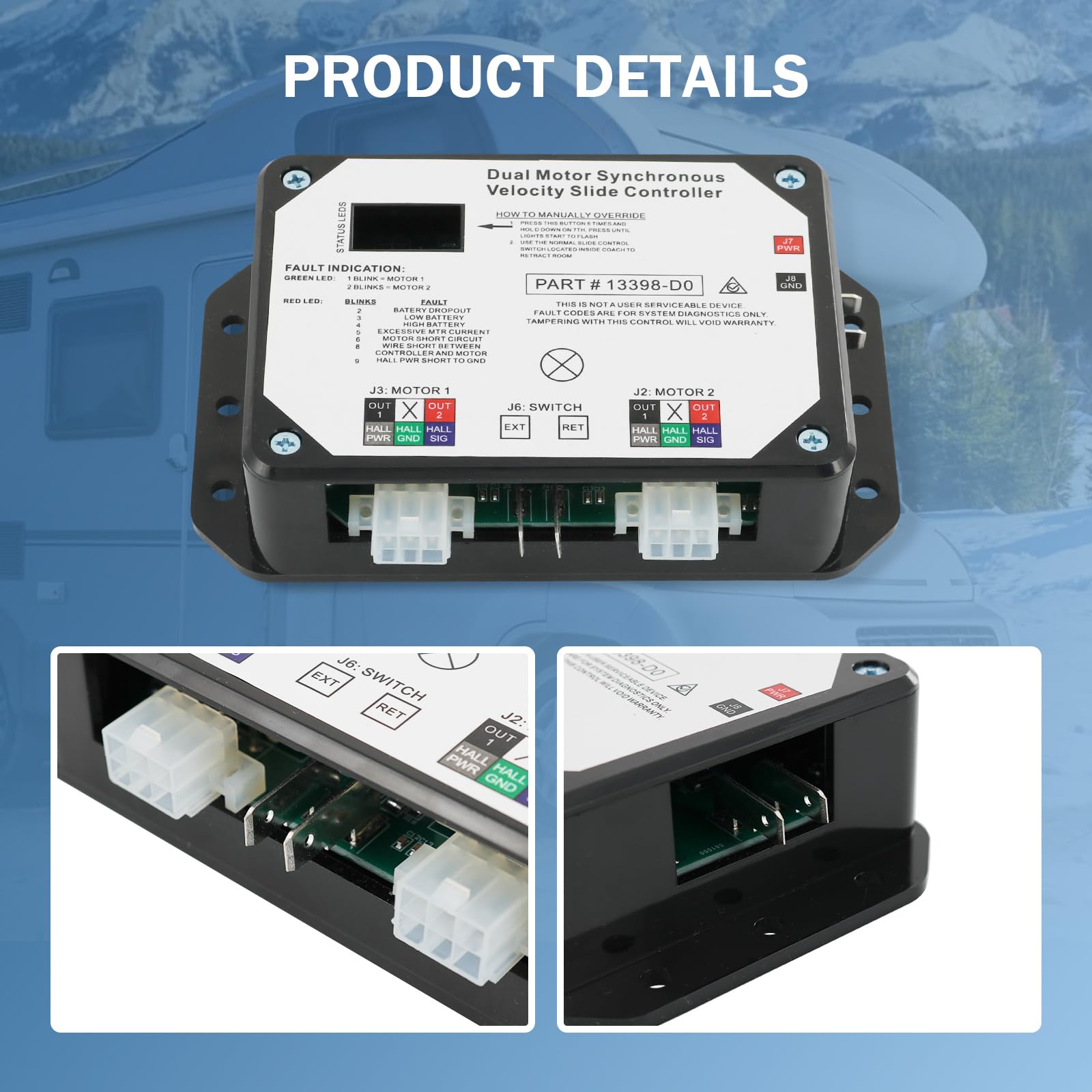 Nirakoka controller side profile showing compact design for space-saving benefit