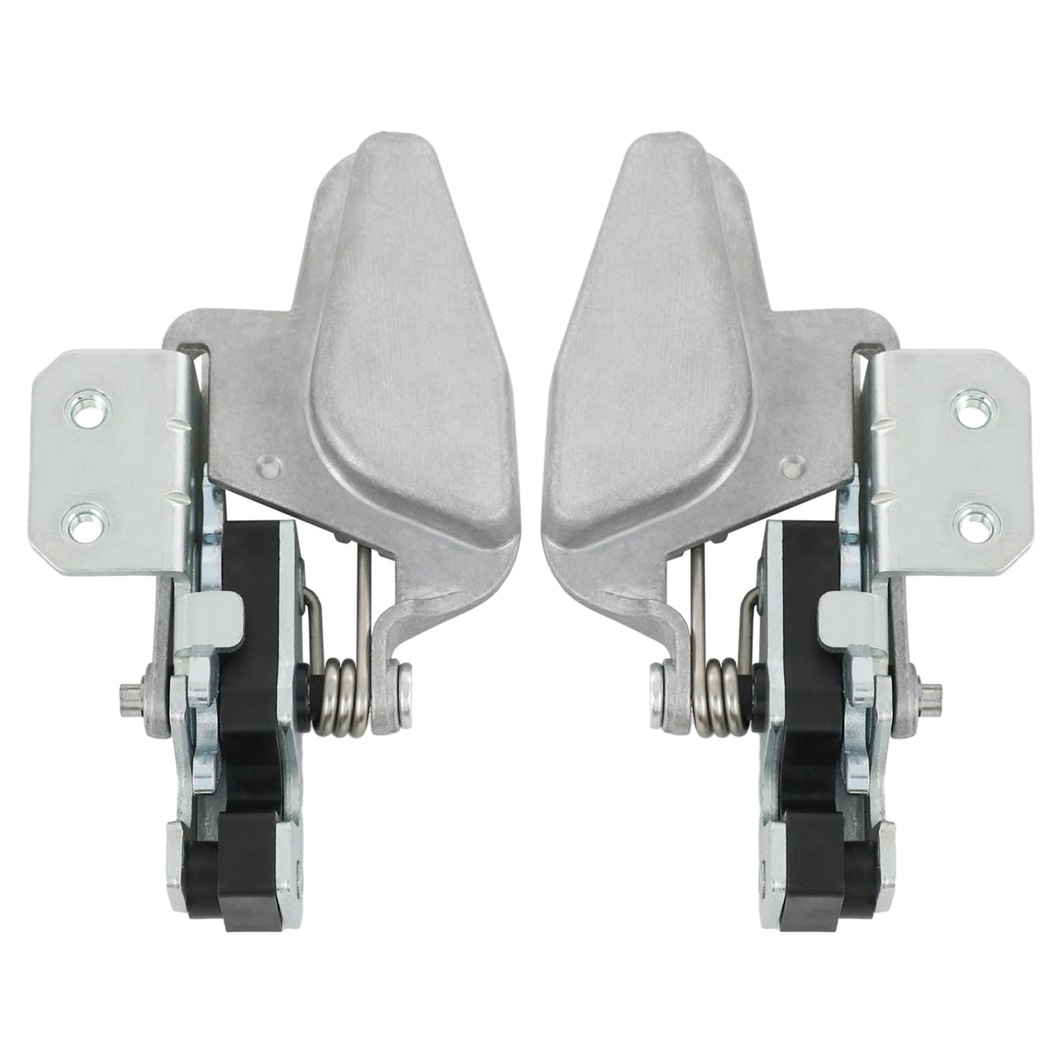 Nirakoka front view latch showing mounting face and secure fit