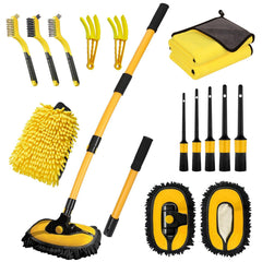 NIUMID front view of full kit and pole showing included tools and storage convenience