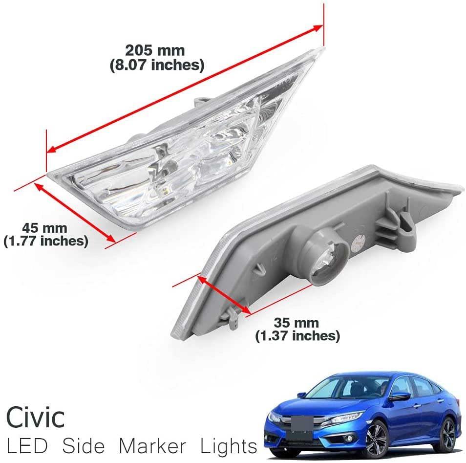 NJSBYL included T10 LED bulbs and packaging for simple install right away