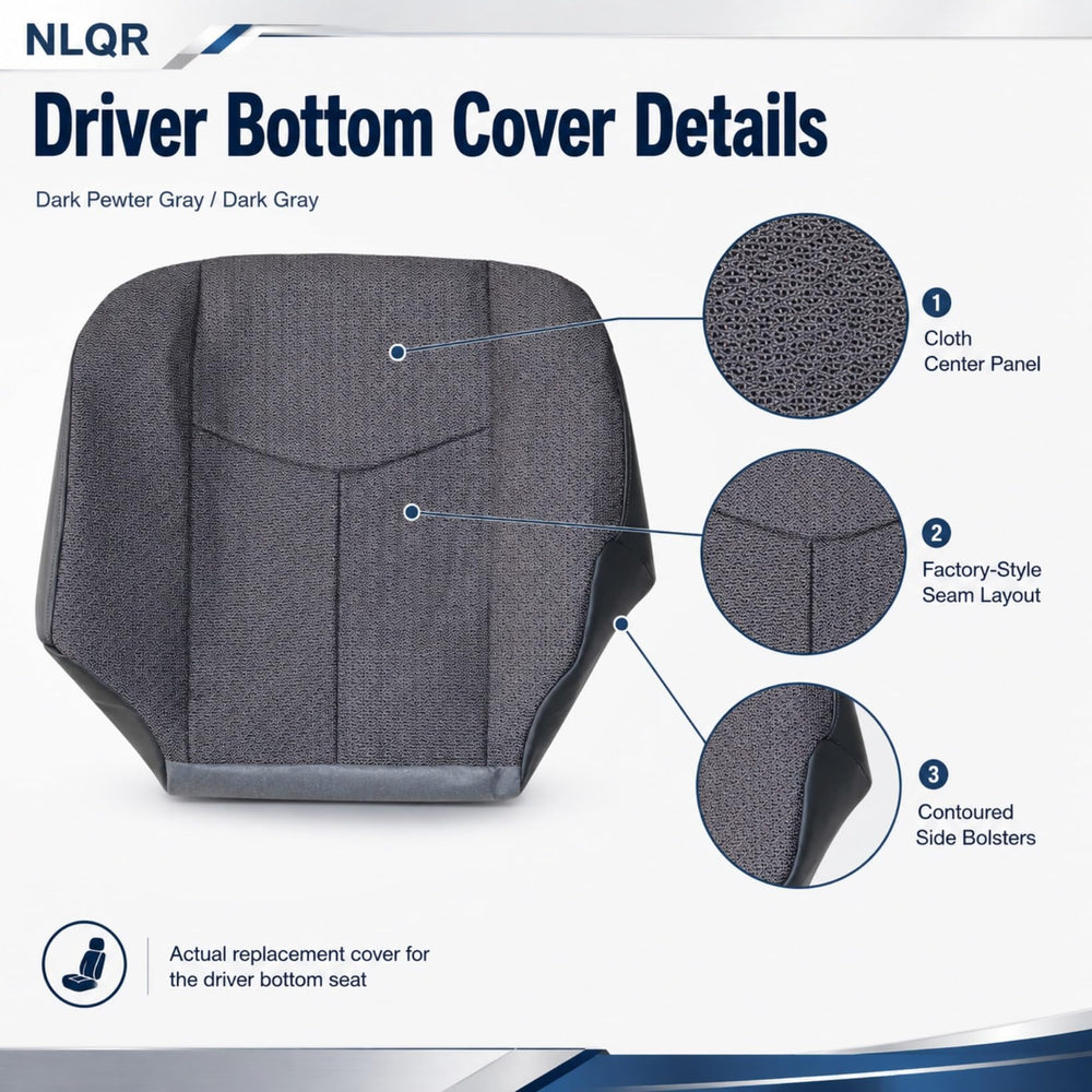 NLQR installed driver bottom in vehicle showing factory-like fit and finish