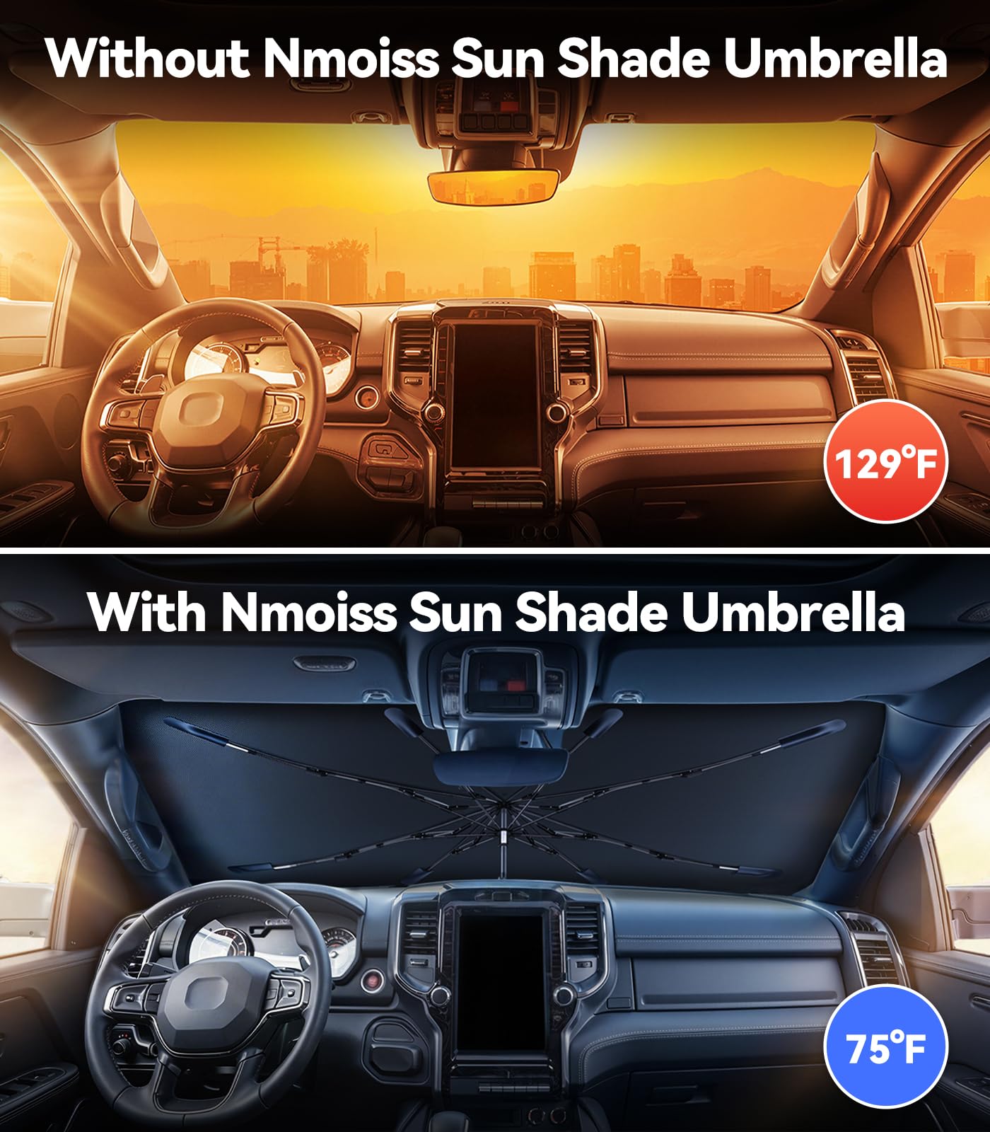 Nmoiss vinyl coating close-up highlighting reflective texture and cooling benefit