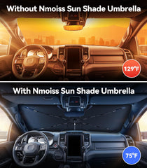 Nmoiss vinyl coating close-up highlighting reflective texture and cooling benefit