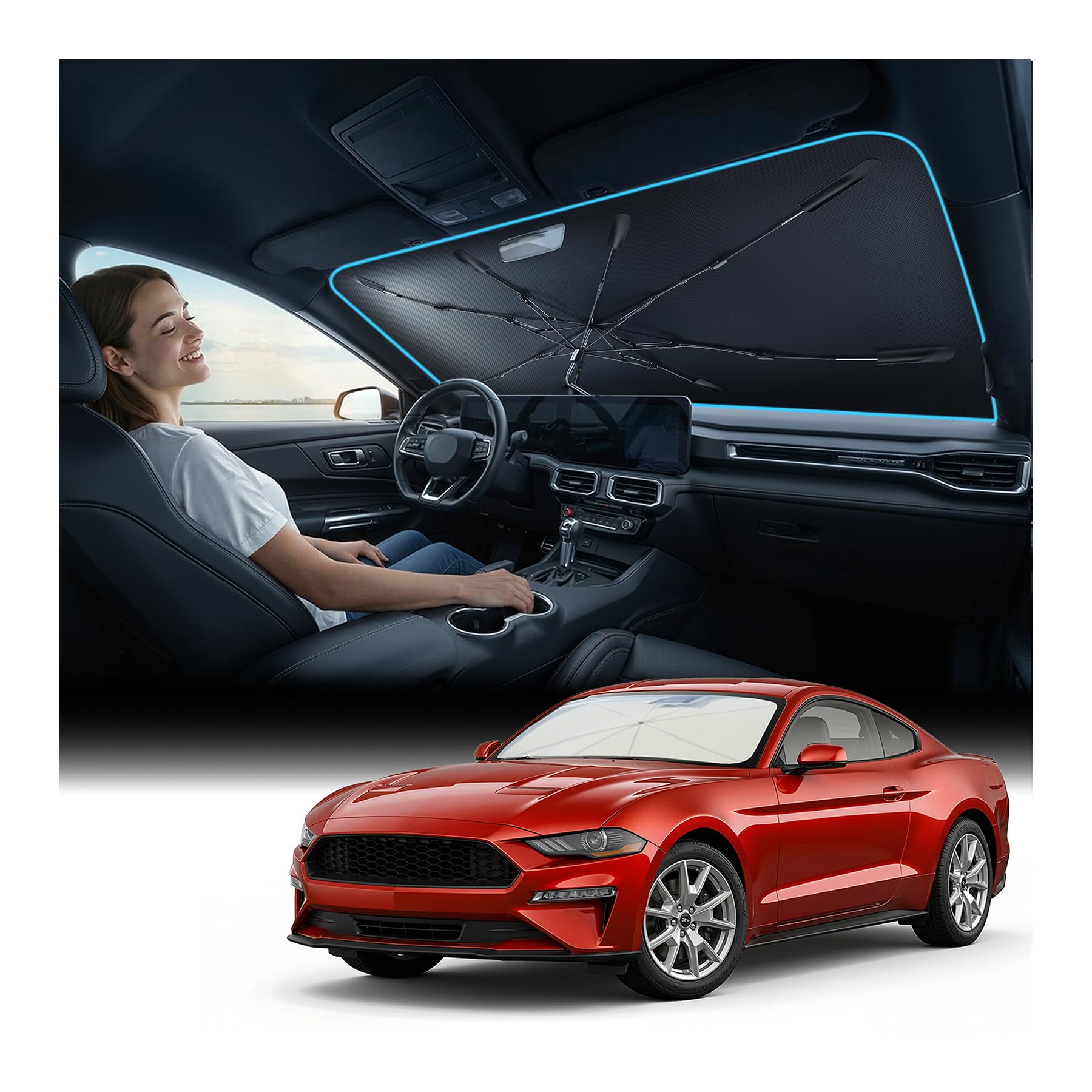 Nmoiss front view showing full Mustang fit and protection