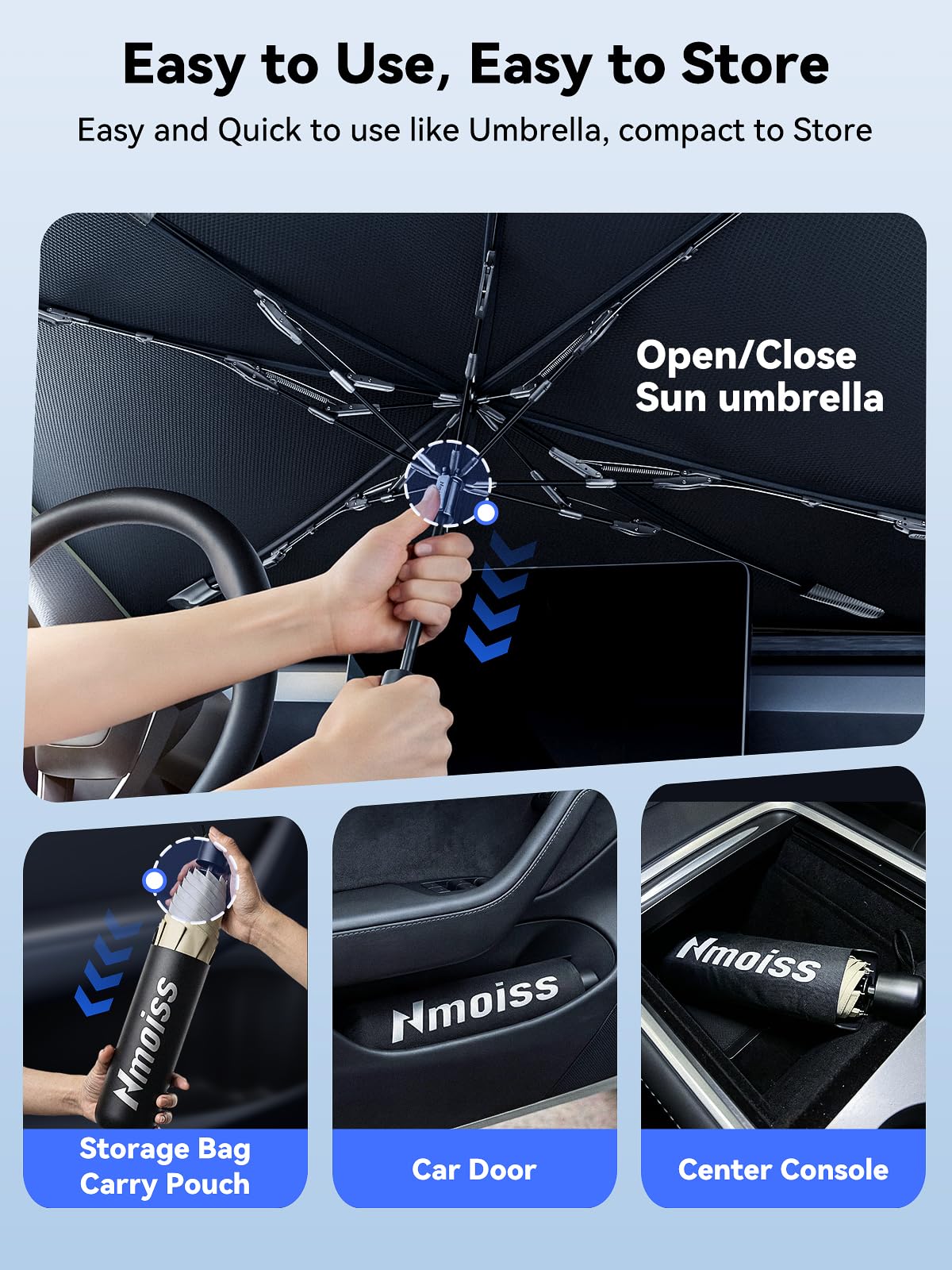 Nmoiss lifestyle shot in parked Mustang highlighting cooler interior