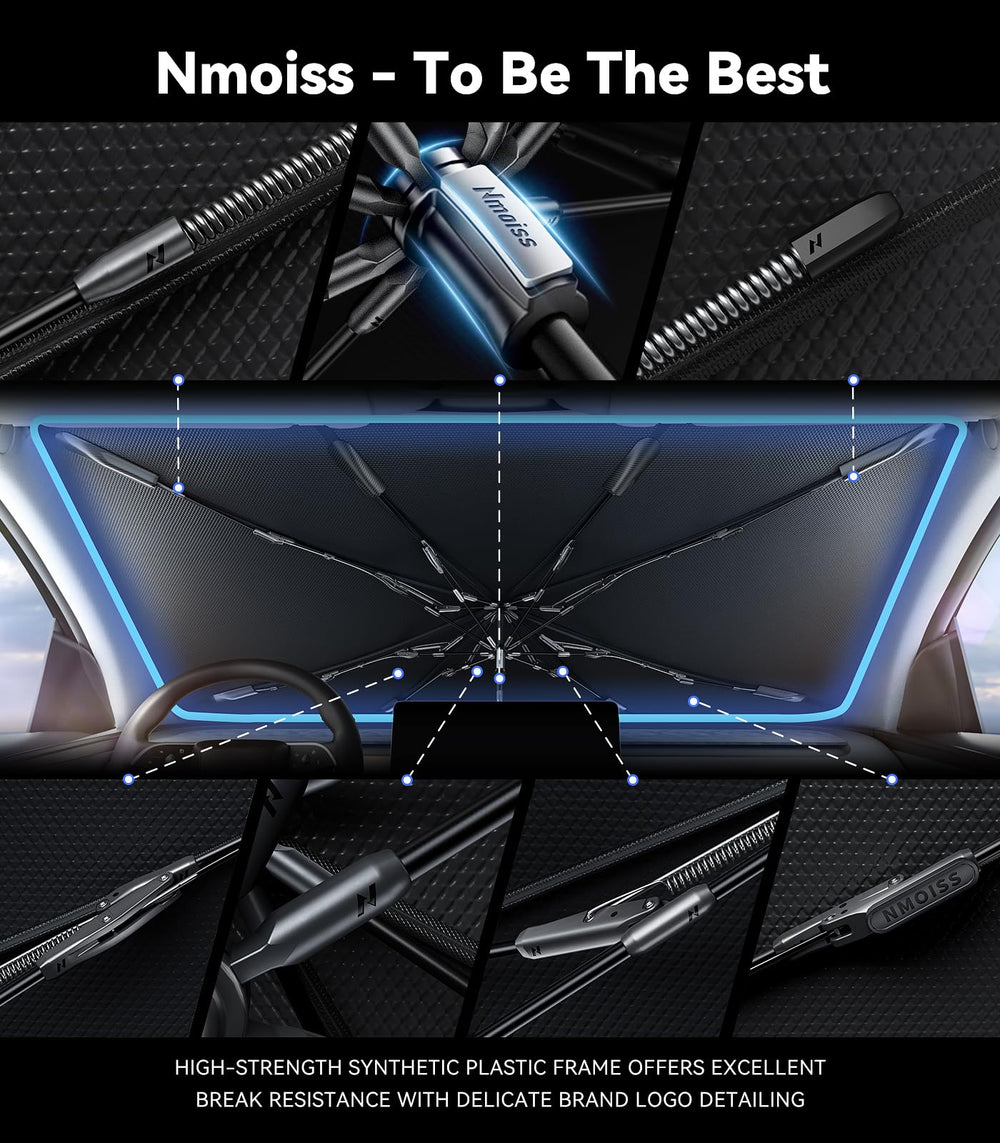 Nmoiss size comparison lined up demonstrates available universal and dedicated fit options