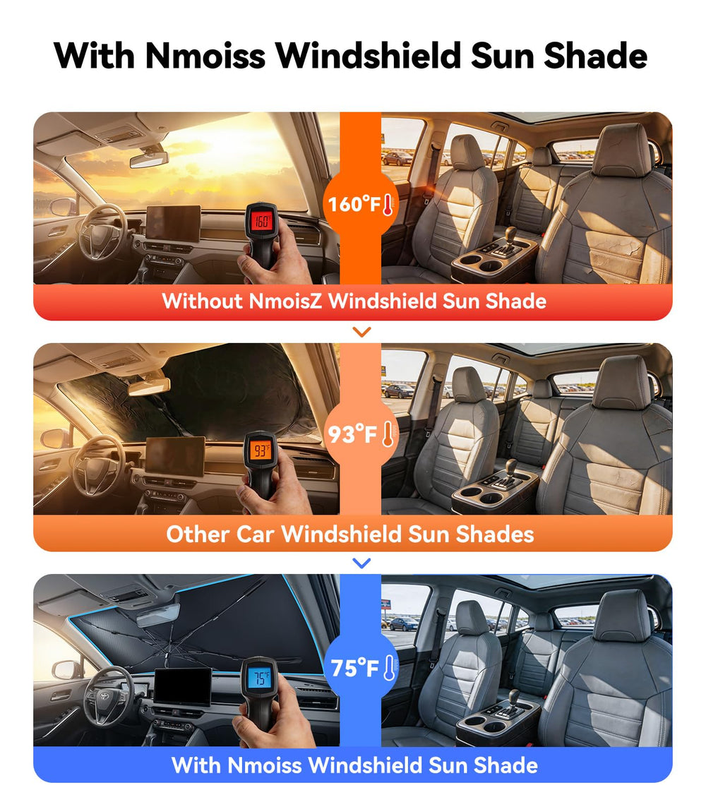 Nmoiss close-up of reflective vinyl coating highlighting heat-blocking surface