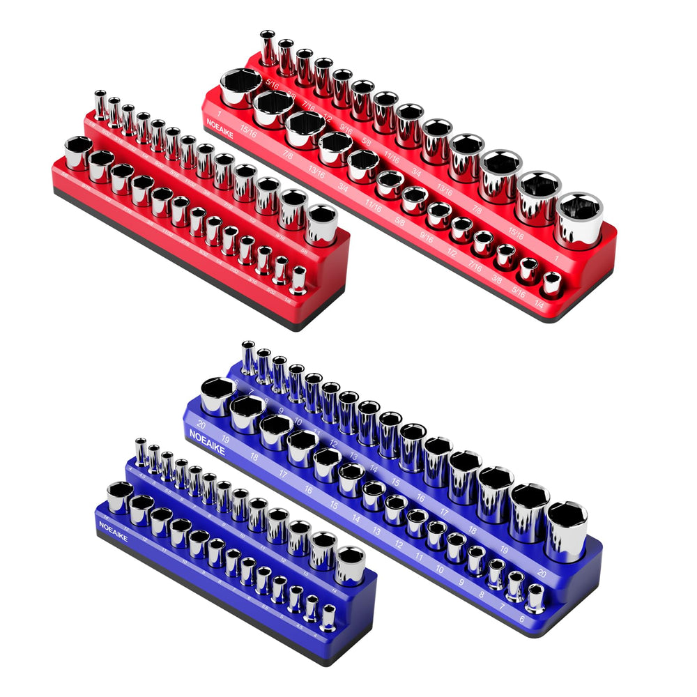 NOEAIKE front pack showing four magnetic socket trays for neat storage