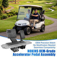 NOKINS pedal assembly side profile highlighting robust mounting points