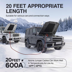 NOONE full-length cables stretched between cars for easy reach