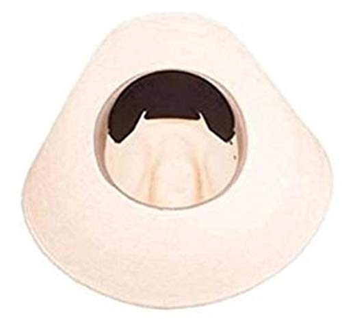 NoSweat liner placed inside a cowboy hat, prevents dripping sweat