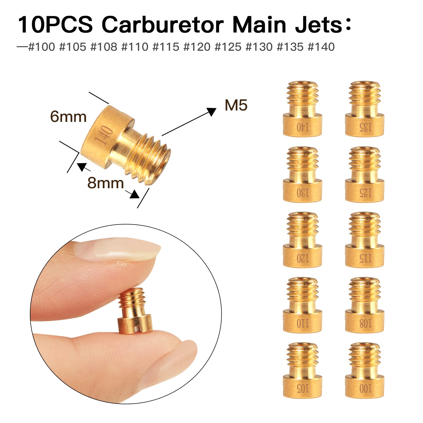 NOVINO macro of jet thread detail showing accurate fit and corrosion resistance