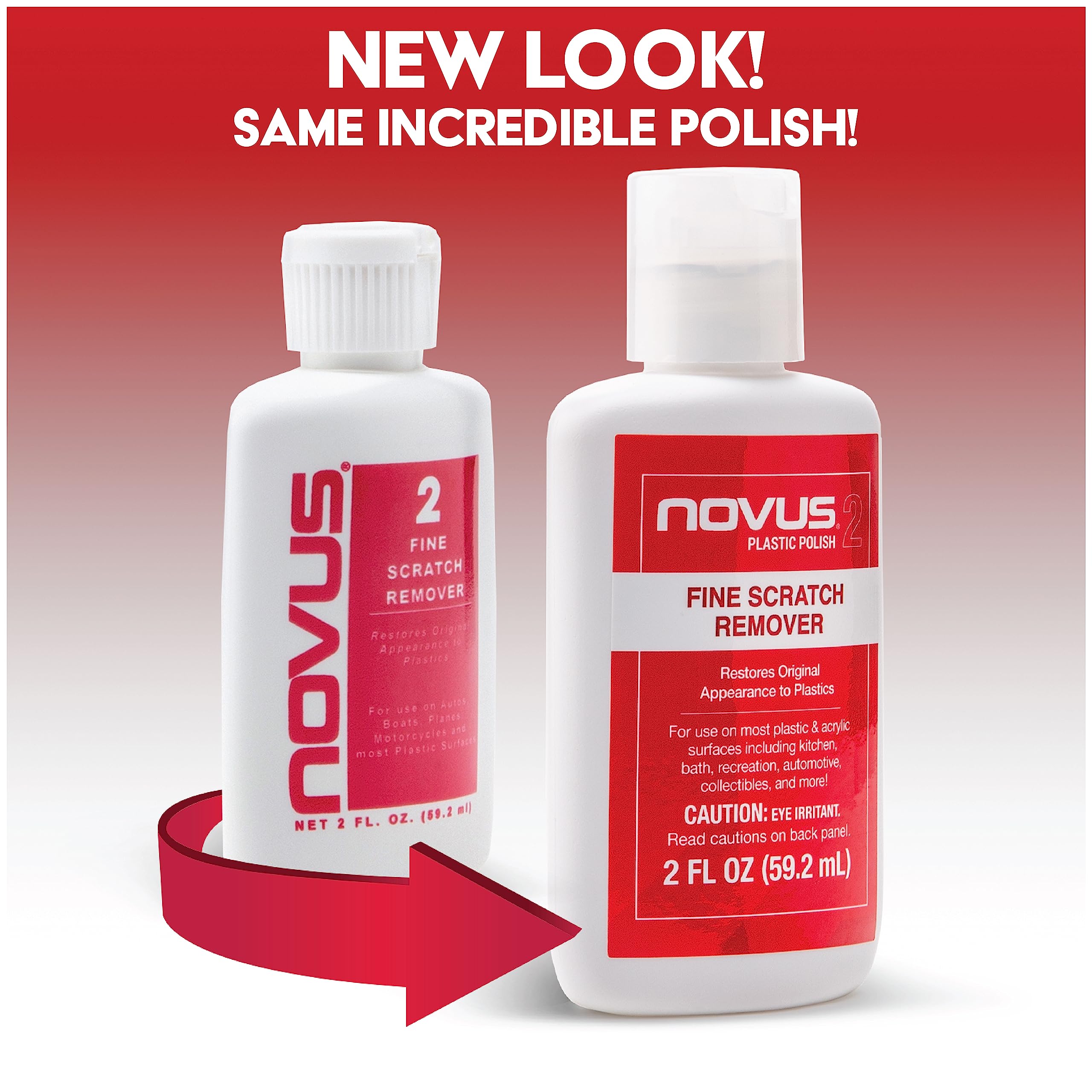 Novus polish texture poured on pad showing smooth consistency for even polishing benefit