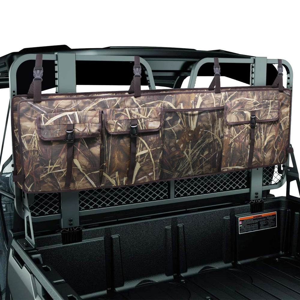 Nowaca front view of double gun rack showing organized storage and protection