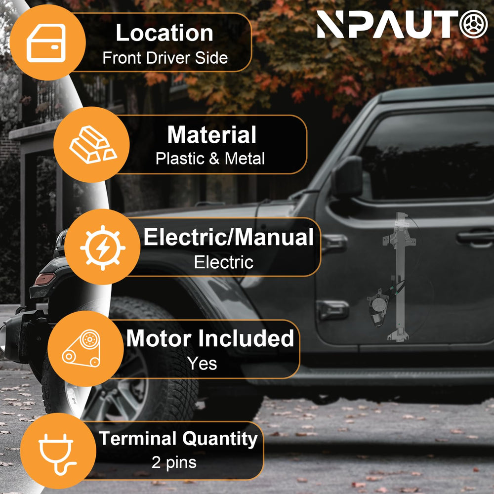 NPAUTO close-up of gear and track detail, ensures smooth reliable movement