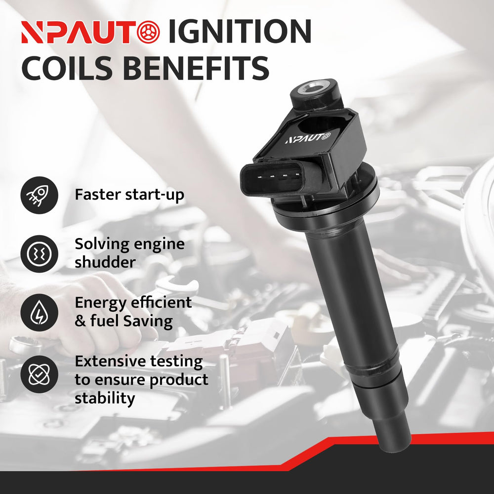 NPAUTO close-up of coil electrical connector highlighting secure plug fit benefit