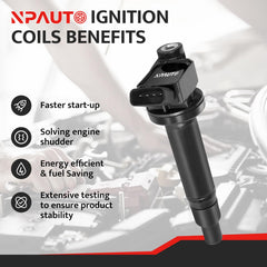 NPAUTO close-up of coil electrical connector highlighting secure plug fit benefit