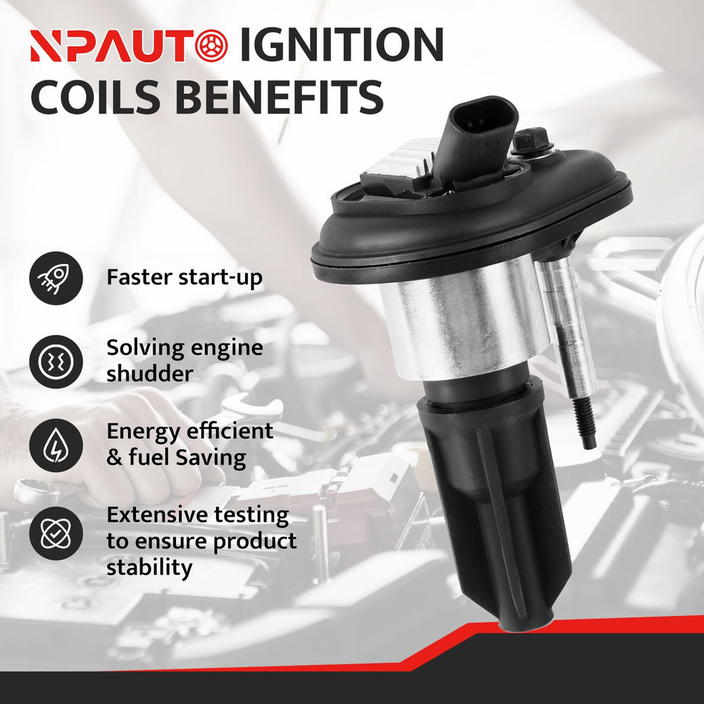 NPAUTO six-coil set boxed packaging ready for installation and convenience