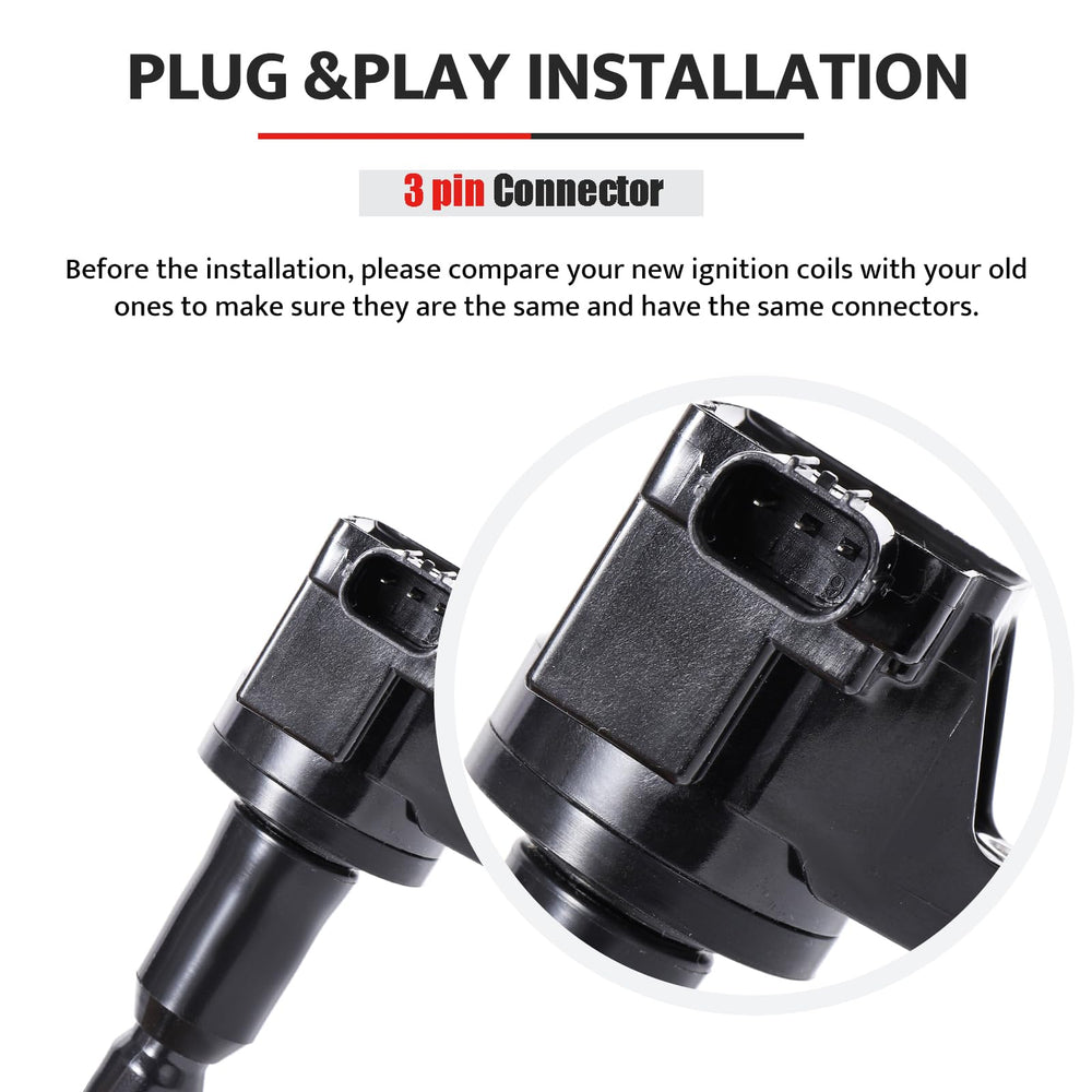 NPAUTO four-coil pack in packaging for full-bank replacement convenience
