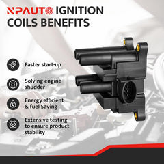 NPAUTO coil pack electrical connector detail for easy plug-in replacement