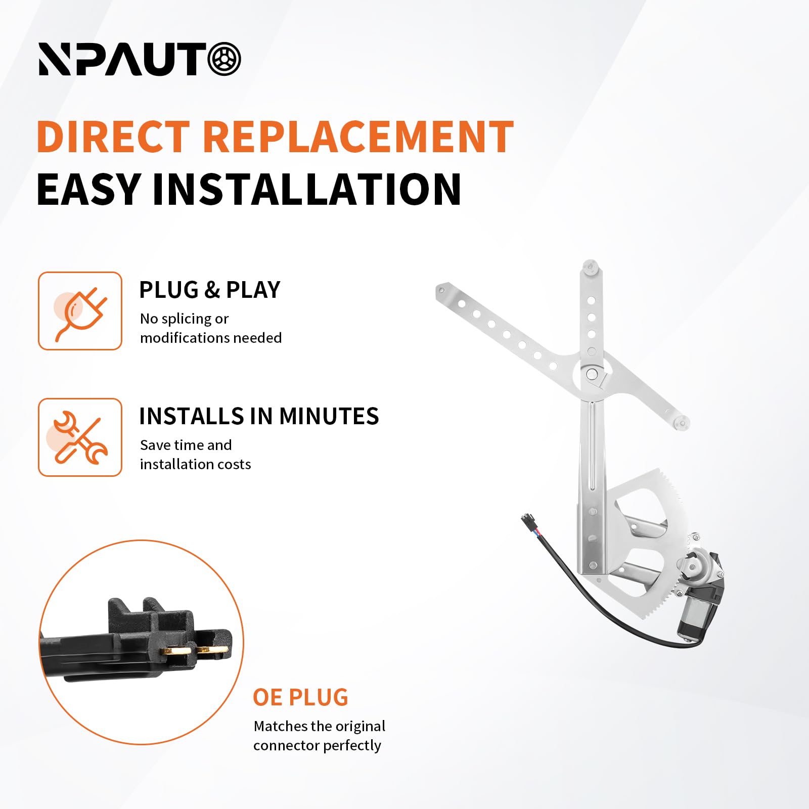 NPAUTO electrical connector view showing plug compatibility and ease
