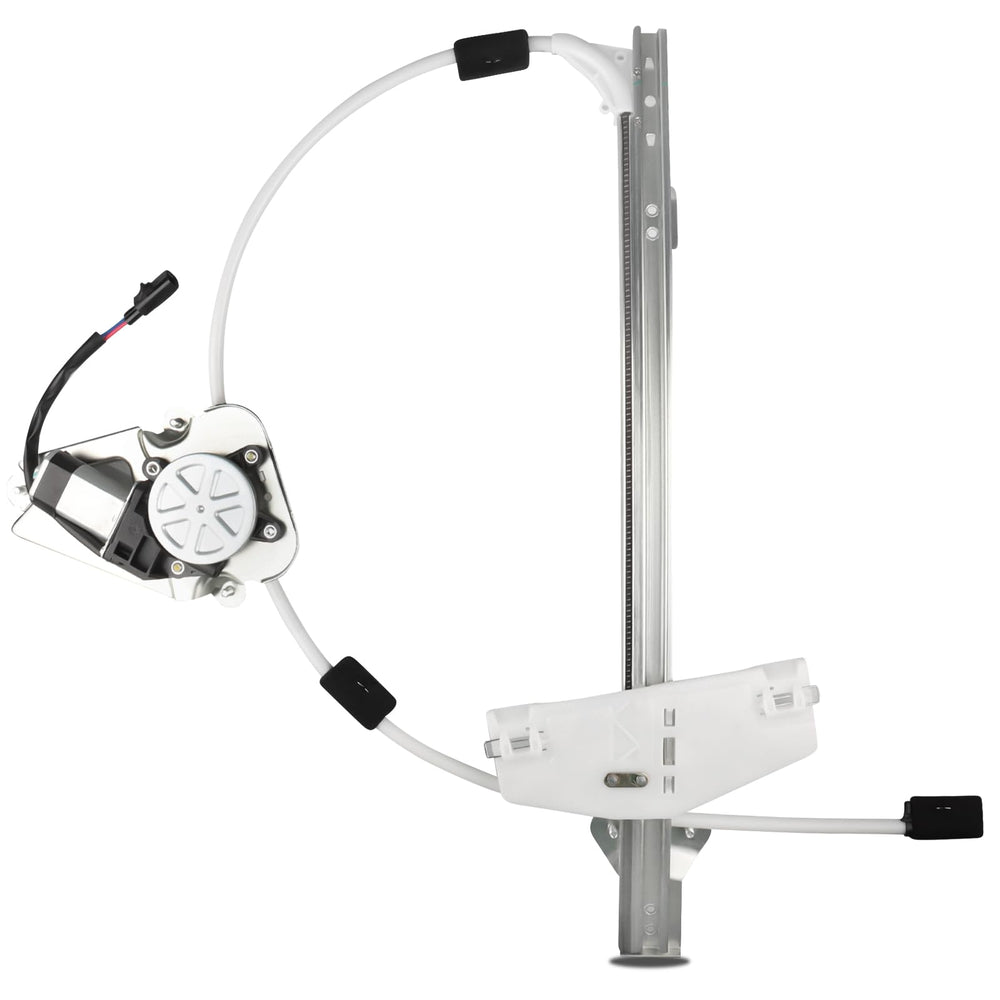 NPAUTO front left assembly showing complete regulator and motor, restores smooth operation