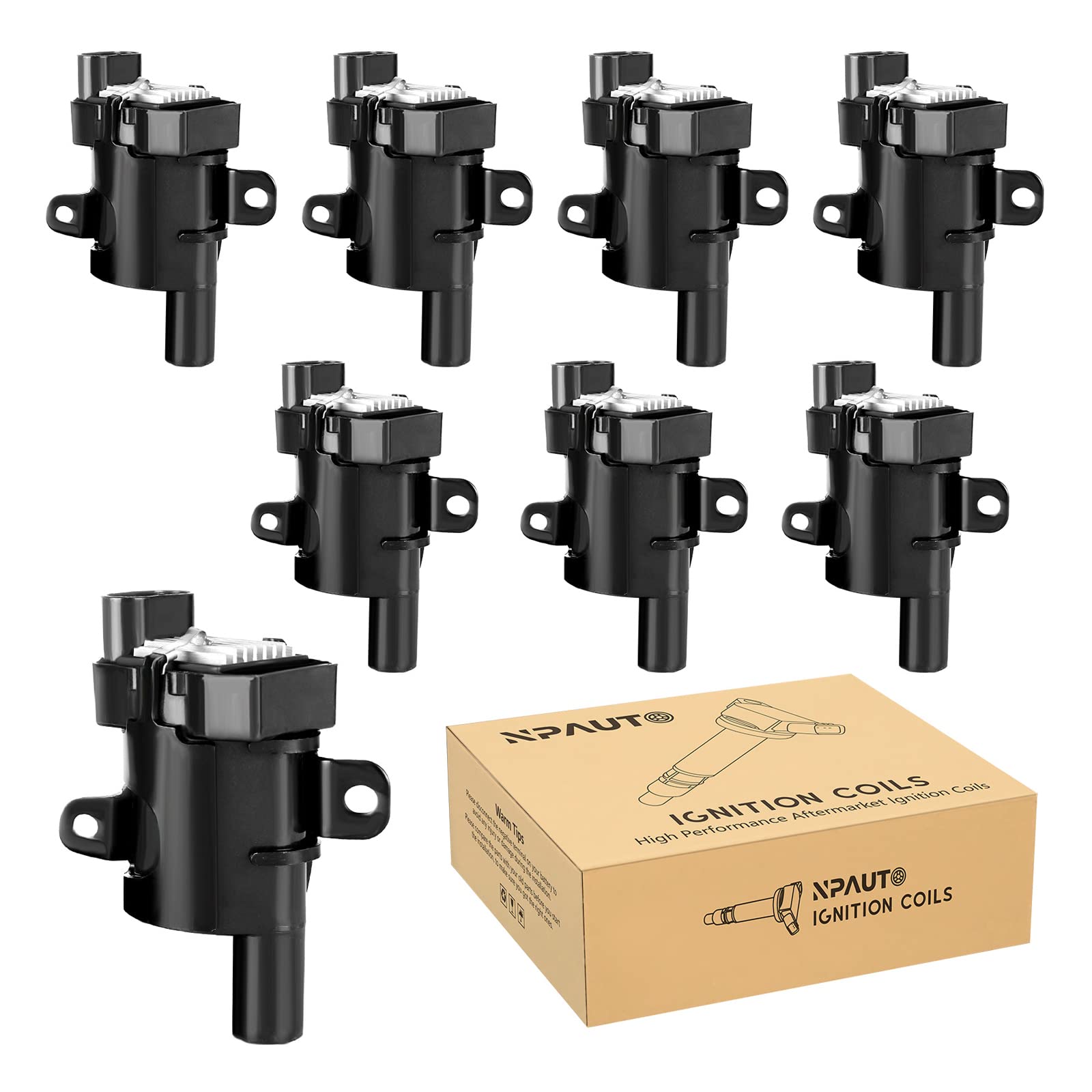 NPAUTO front view of ignition coil pack showing fitment and finish benefits