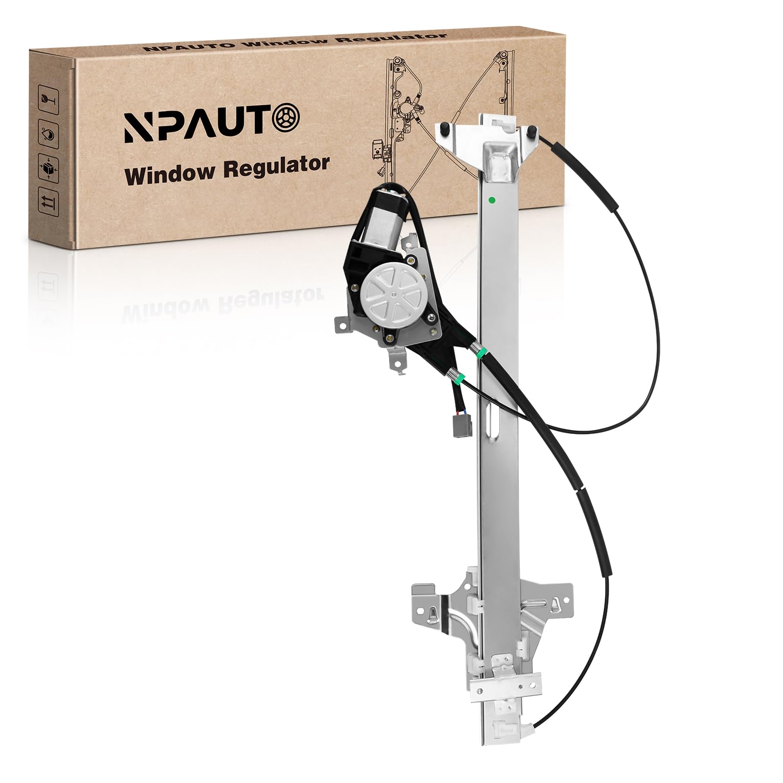 NPAUTO front assembly front view showing fit and restored window function