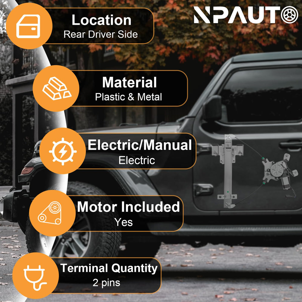 NPAUTO motor and gear close-up illustrating durable construction and quiet operation