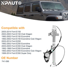 NPAUTO motor connector and wiring view, simplifies plug-and-play installation