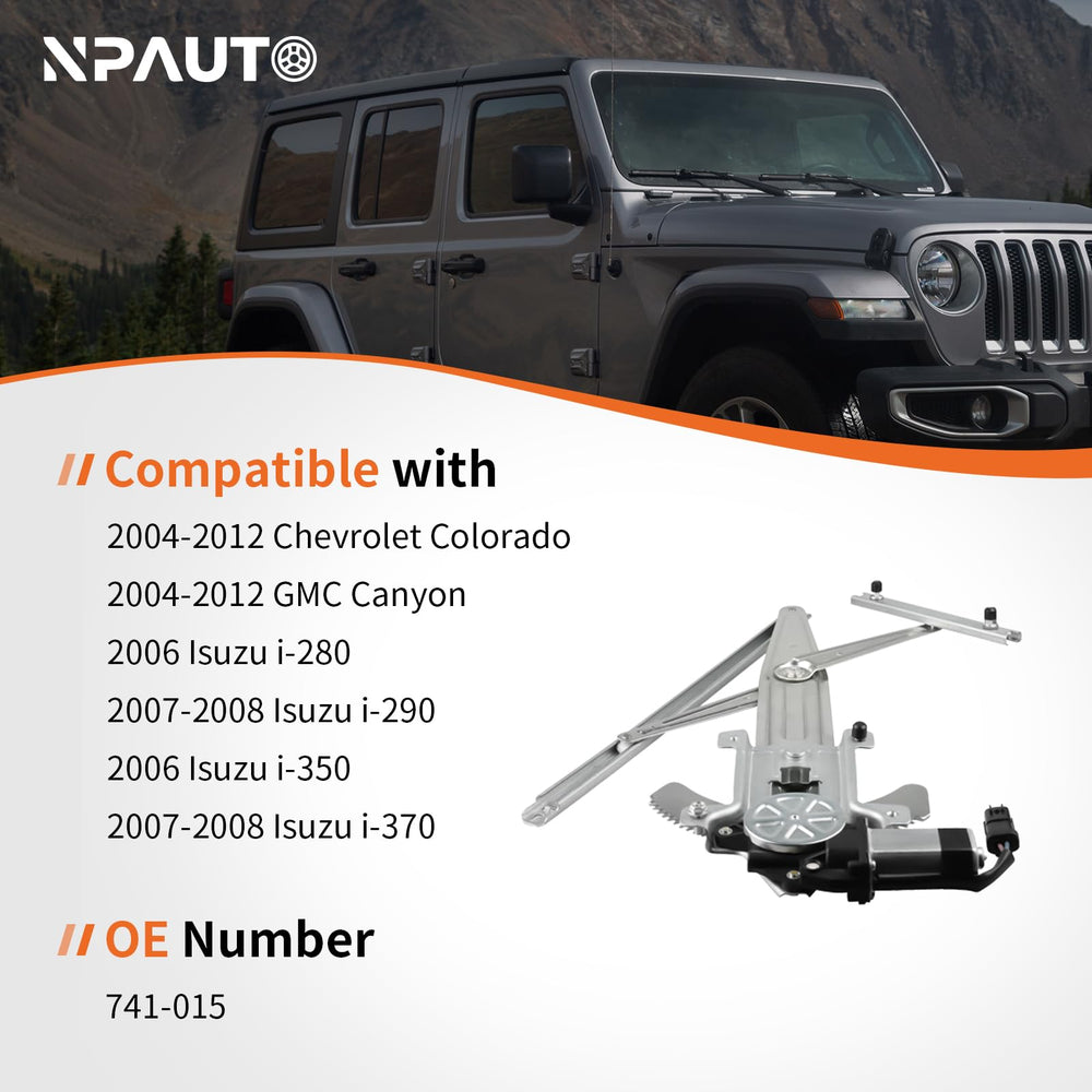 NPAUTO motor with electrical connector for reliable plug-in replacement