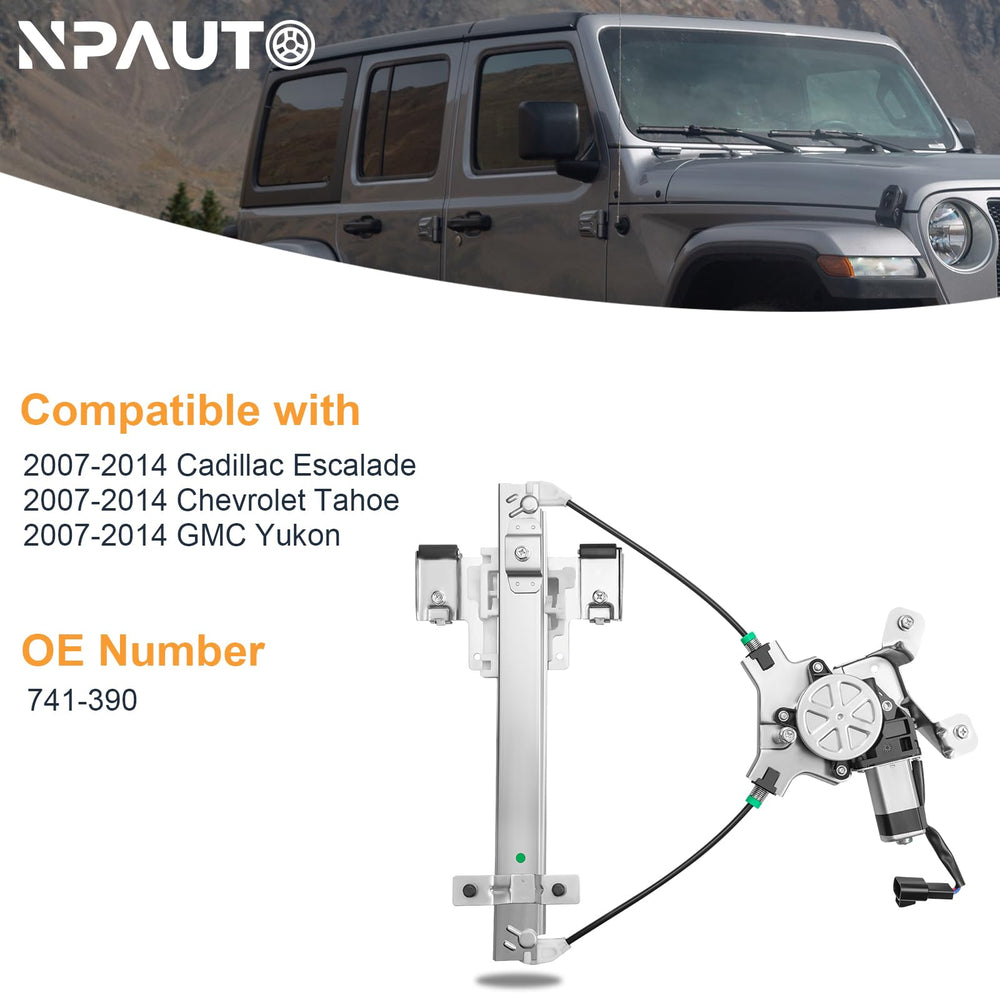 NPAUTO regulator installed in vehicle door demonstrating straightforward replacement
