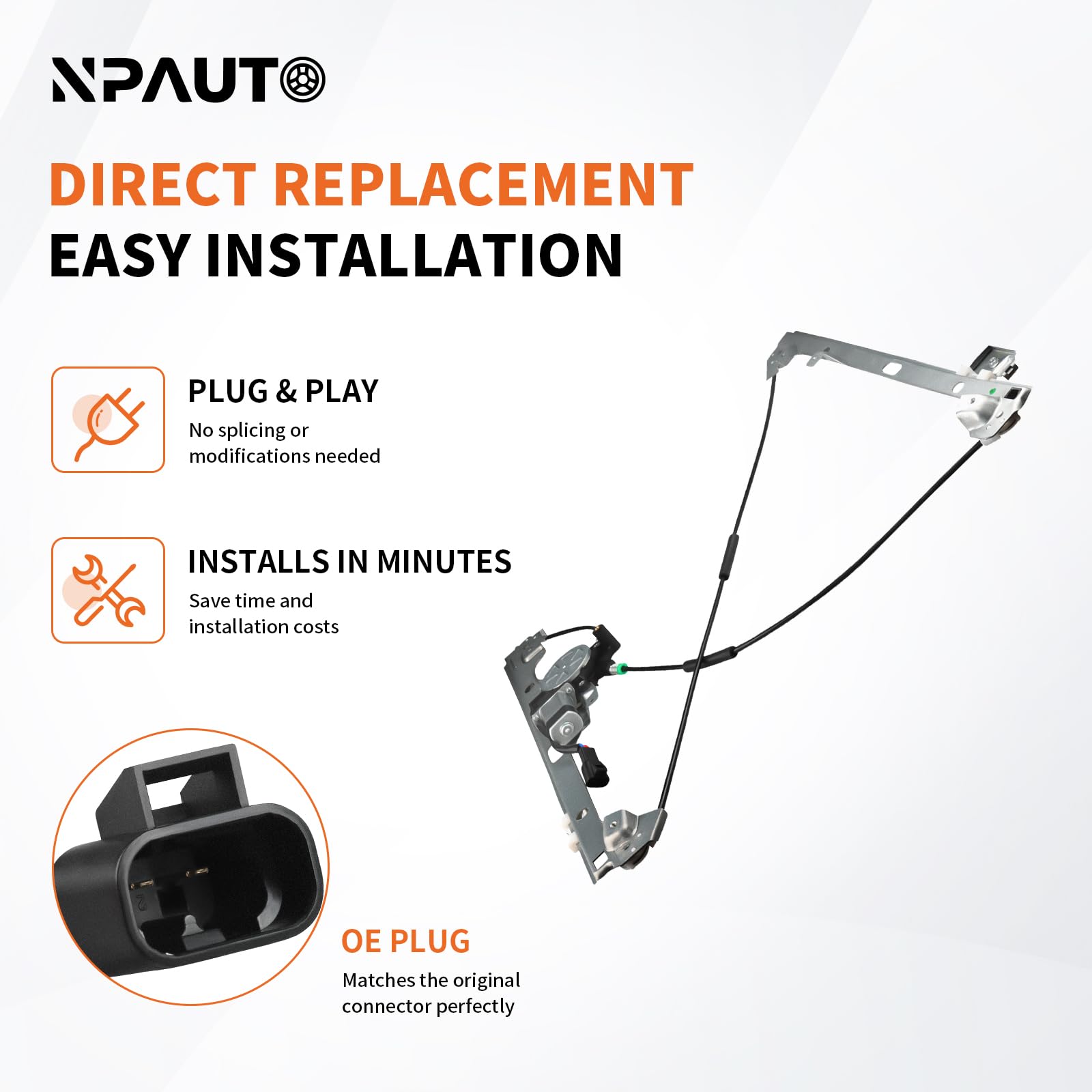 NPAUTO boxed packaging with warranty label ensuring two-year protection and support